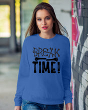 Load image into Gallery viewer, Break Bone Time White Background Gift For Women Sweatshirt