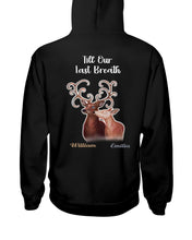 Load image into Gallery viewer, Custom Name Deers Gift For Boyfriend Till Our Last Breath Hoodie