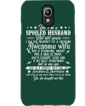 Load image into Gallery viewer, Shes Stubborn Messy And A Brat At Times Black Gift For Husband Phone case