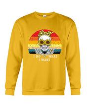 Load image into Gallery viewer, I Do What I Want Skull Sunflower Special Custom Design Sweatshirt