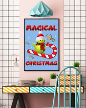Load image into Gallery viewer, Tennis Players Magical Christmas Snowman Gift For Women Vertical Poster
