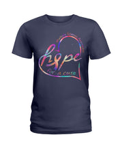 Load image into Gallery viewer, Hope For A Cure Multiple Sclerosis Awareness Ladies Tee