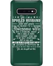 Load image into Gallery viewer, Shes Stubborn Messy And A Brat At Times Black Gift For Husband Phone case