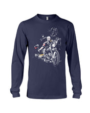 Load image into Gallery viewer, You're Not Alone Motorcycle Axe Gift For Men Unisex Long Sleeve