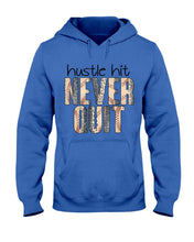 Load image into Gallery viewer, Baseball Hustle Hit Never Quit Gift For Lovers Hoodie