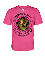 Load image into Gallery viewer, December Woman The Soul Of A Mermaid Birthday Meaningful Gift For Women Guys V-Neck
