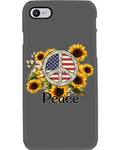 Load image into Gallery viewer, Peace Sign Sunflower Birthday Gift For Girls Phone case