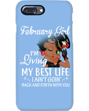 Load image into Gallery viewer, Betty Boop February Girl Living My Best Life Birthday Meaningful Gift Phone case