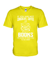 Load image into Gallery viewer, Librarian I Need To Go Away Books Custom Design Gifts Guys V-Neck