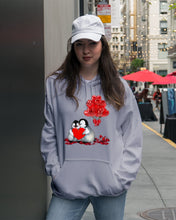 Load image into Gallery viewer, Penguin Forever Love With Red Heart Balloon Gift For Penguin Lovers Hoodie