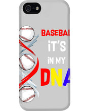 Load image into Gallery viewer, Baseball Be My DNA Gift For Sport Lovers Phone case