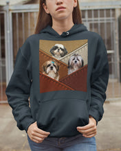 Load image into Gallery viewer, Three Cute Shih Tzu In Bag Gift For Dog Lovers Hoodie