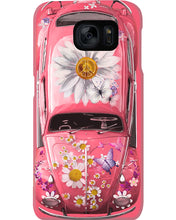 Load image into Gallery viewer, Pink Phone Case With Flowers And Butterfly Gift For Pink Lovers Phone case