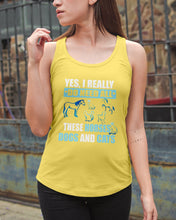 Load image into Gallery viewer, I Do Need All These Horses Dogs And Cats Ladies Flowy Tank