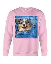 Load image into Gallery viewer, Australian Shepherd In Denim Pocket Gift For Dog Lovers Sweatshirt