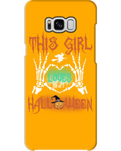 Load image into Gallery viewer, This Girl Loves Halloween Gift For Girls Phone case