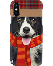 Load image into Gallery viewer, Santa Border Collie In Stock Gift For Dog Lovers Phone case