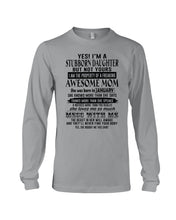 Load image into Gallery viewer, A Stubborn Daughter Of January Freaking Awesome Mom For Birthday Gift Unisex Long Sleeve