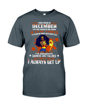 Load image into Gallery viewer, December Superwoman Life Has Knocked Me Down Birthday Meaningful Gift Guys Tee