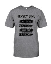 Load image into Gallery viewer, Jersey Girl The Heart Of A Hippie Guys Tee