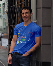 Load image into Gallery viewer, Librarian Live Love Read Special Custom Design Guys V-Neck