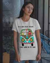 Load image into Gallery viewer, Cats Lovers Gifts - On A Dark Desert Highway Cool Wind In My Hair Guys Tee