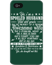 Load image into Gallery viewer, Shes Stubborn Messy And A Brat At Times Black Gift For Husband Phone case