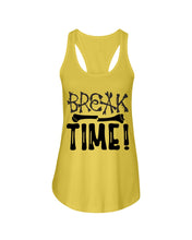 Load image into Gallery viewer, Break Bone Time White Background Gift For Women Ladies Flowy Tank