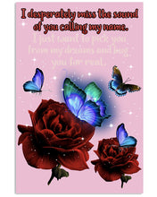Load image into Gallery viewer, Butterfly Calling My Name Gift For Lover Vertical Poster