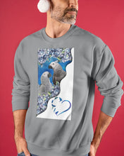Load image into Gallery viewer, Magical Gray Couple African Parrot Gift For Bird Lovers Sweatshirt