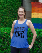 Load image into Gallery viewer, Break Bone Time White Background Gift For Women Ladies Flowy Tank