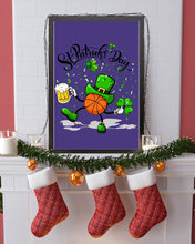 Load image into Gallery viewer, Basketball Saint Patrick's Day Gift For Basketball Lovers Vertical Poster