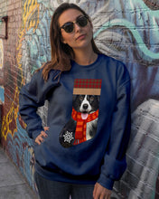 Load image into Gallery viewer, Santa Border Collie In Stock Gift For Dog Lovers Sweatshirt