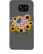 Load image into Gallery viewer, Peace Sign Sunflower Birthday Gift For Girls Phone case