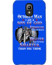 Load image into Gallery viewer, October Man Son Of God Birthday Meaningful Gift For Men Phone case