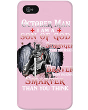 Load image into Gallery viewer, October Man Son Of God Birthday Meaningful Gift For Men Phone case