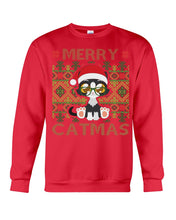 Load image into Gallery viewer, Merry Catmas Cute Funny Gifts Sweatshirt