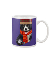 Load image into Gallery viewer, Santa Border Collie In Stock Gift For Dog Lovers Mug