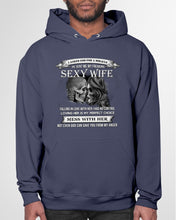 Load image into Gallery viewer, Shes Stubborn Messy And A Brat At Times Black Gift For Husband Hoodie