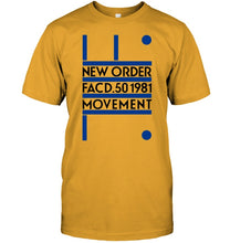 Load image into Gallery viewer, New Order Facd 501981 Movement Simple Unique Custom Design Guys Tee