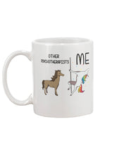 Load image into Gallery viewer, Funny Difference Between Me And Other Psychotherapists Unicorn And Horse Mug