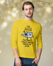 Load image into Gallery viewer, Dutch Survived The Great Toilet Paper Crisis Of 2020 For Personalized Nation Gift Unisex Long Sleeve