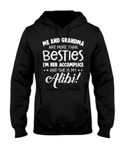 Load image into Gallery viewer, Me And Grandma Are More Than Besties Custom Gift For Family Hoodie