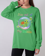Load image into Gallery viewer, Vintage Funny Stay Out Of My Bubble Gift For Turtle Lovers Unisex Long Sleeve