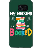 Load image into Gallery viewer, Vintage Funny My Weekend Booked Gift For Book Lovers Phone case