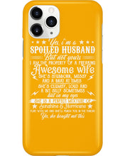 Load image into Gallery viewer, Shes Stubborn Messy And A Brat At Times Black Gift For Husband Phone case