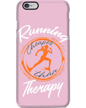 Load image into Gallery viewer, Running Cheaper Than Therapy Gift For Running Lovers Phone case