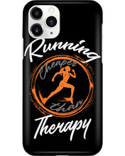 Load image into Gallery viewer, Running Cheaper Than Therapy Gift For Running Lovers Phone case