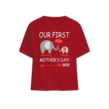 Load image into Gallery viewer, Our First Mother's Day 2020 Funny Gift For Mom Baby Onesie