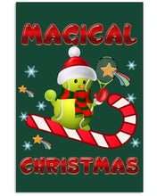Load image into Gallery viewer, Tennis Players Magical Christmas Snowman Gift For Women Vertical Poster